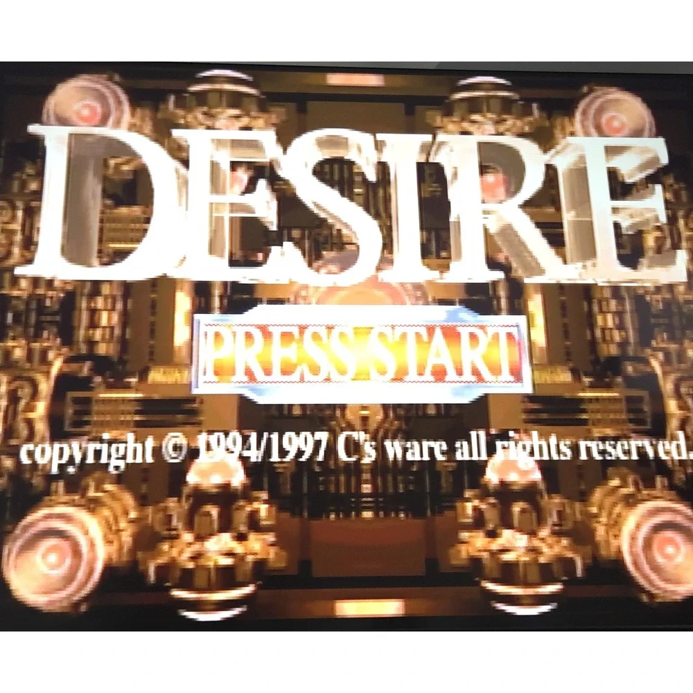 Desire - Sega Saturn (Japan Import) - CIB 2 Disc Set - Authentic & Tested!